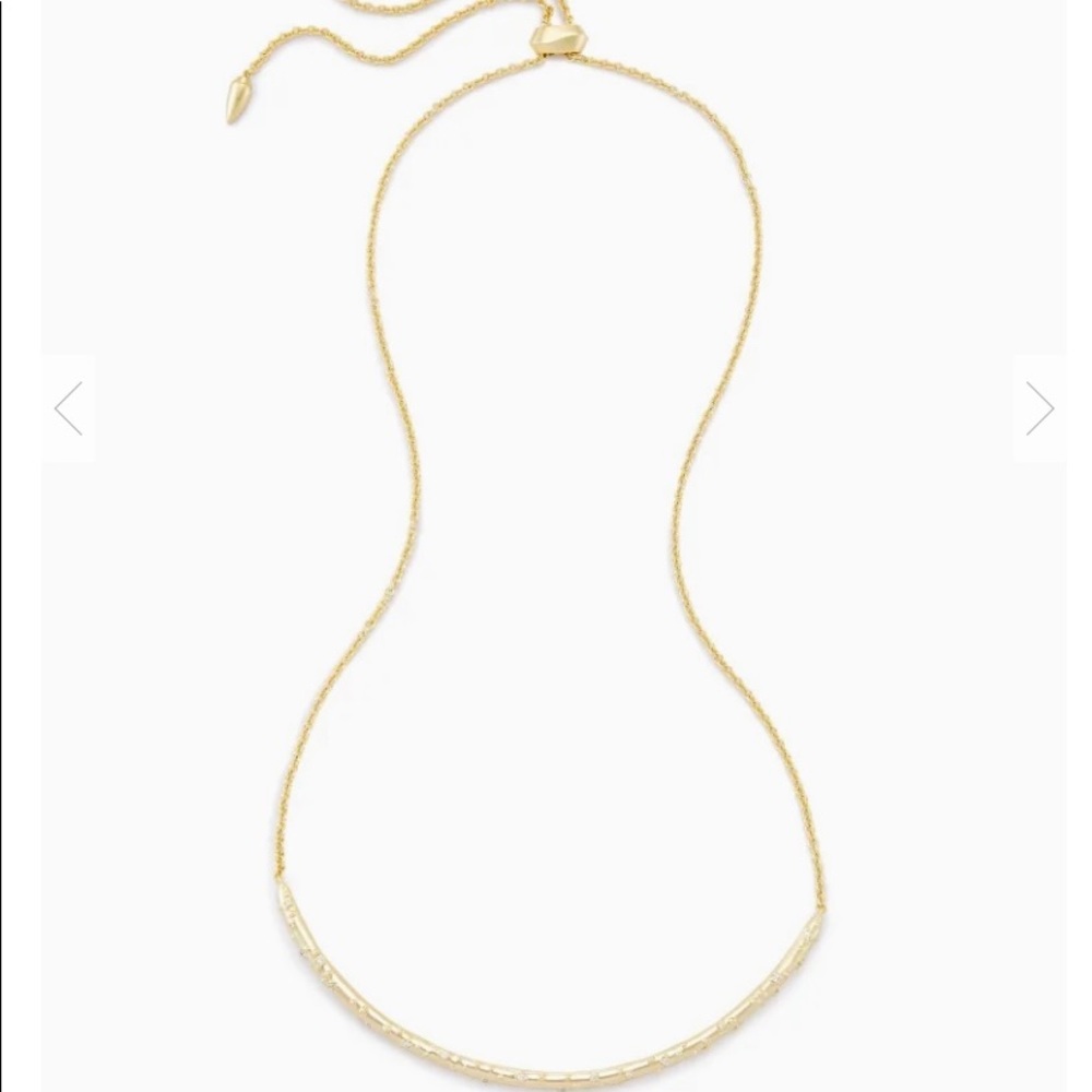Kendra Scott rose gold Amber choker
